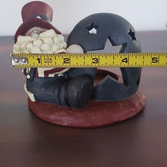 Patriotic Uncle Sam Votive Tealight Tea Light Candle Holder - Picture 8 of 10